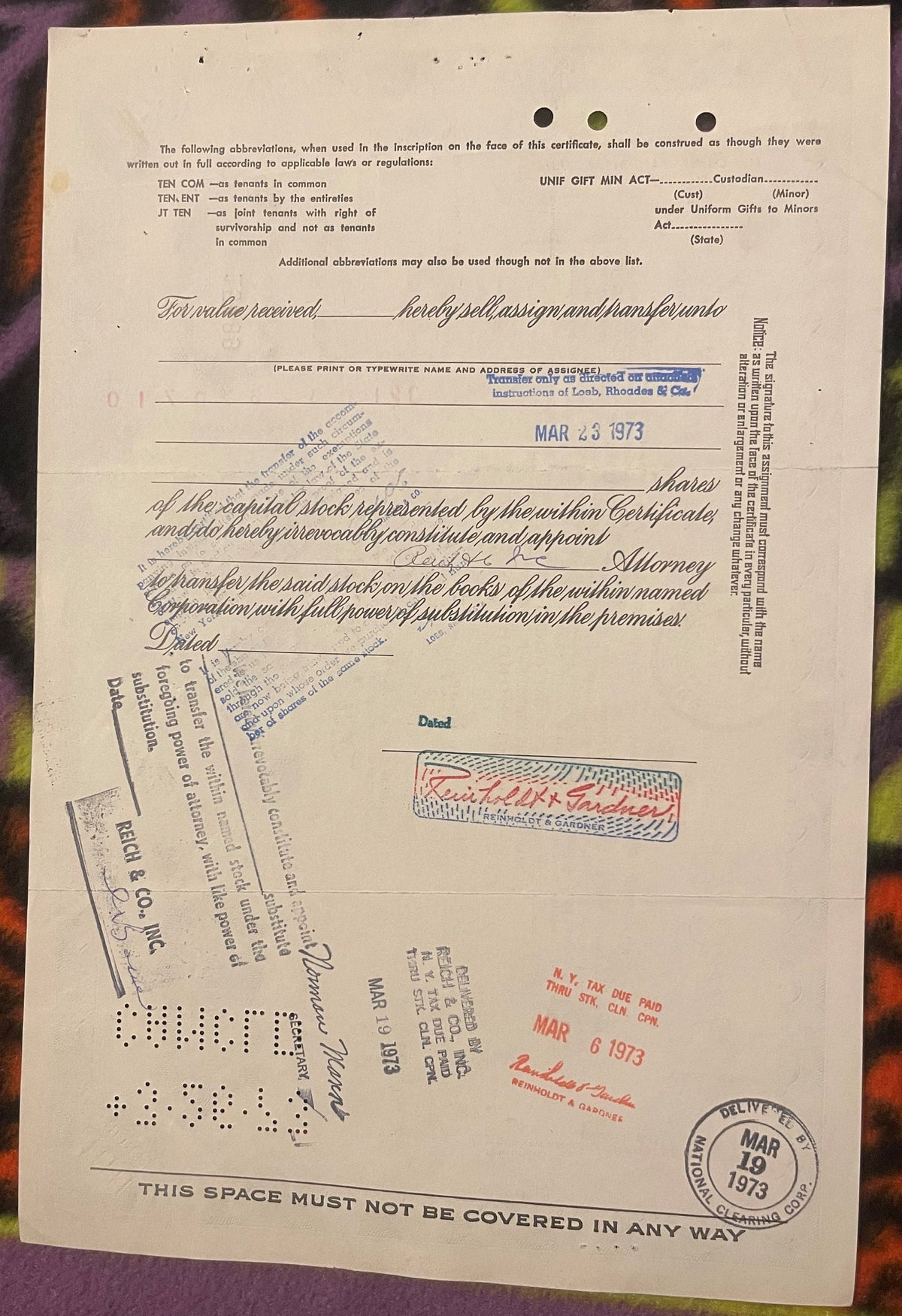 Vintage 1970s Unimed Inc Stock Certificate 💊 Madison NJ, 100 Shares, Unique Americana