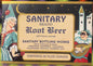 Antique Root Beer Label 🧴 Sanitary Brand, Indiana Harbor Indiana, Jester & Castle NOS Lehmann S.F.