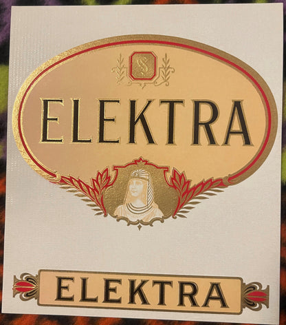 Antique Vintage 1900s - 1930s Elektra Embossed Cigar Label 🚬 Homage Richard Strauss