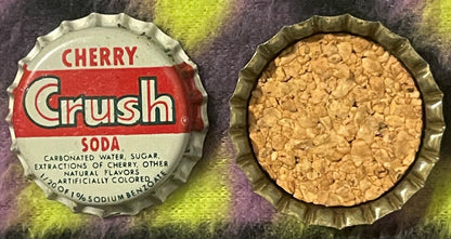 Vintage 1950s Cherry Crush Bottle Cap from Pittsburgh