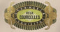 Antique Vieux Courcelles Embossed Cigar Label ~ Exquisite Gold Design, 1900s-1920s