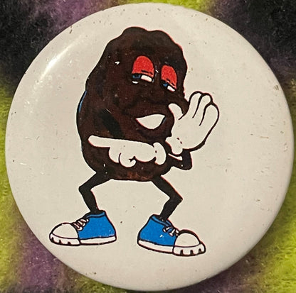 Vintage 1987 California Raisins Complete Pinback Button Set CALRAB Licensed 9 Piece Claymation Advertising Character Pins 📌