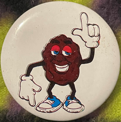 Vintage 1987 California Raisins Complete Pinback Button Set CALRAB Licensed 9 Piece Claymation Advertising Character Pins 📌