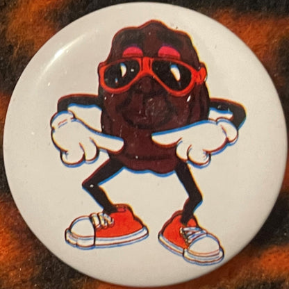 Vintage 1987 California Raisins Complete Pinback Button Set CALRAB Licensed 9 Piece Claymation Advertising Character Pins 📌