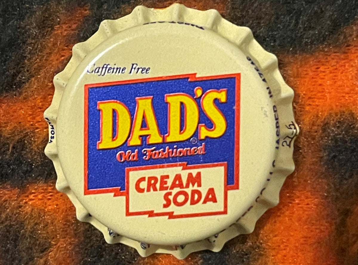 Vintage NOS 1980s Dad’s Old Fashioned Cream Soda Bottle Cap 🥤 Chicago IL • Jasper IN
