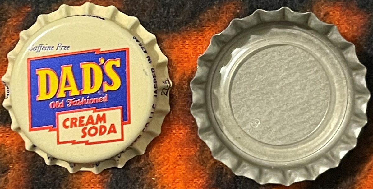 Vintage NOS 1980s Dad’s Old Fashioned Cream Soda Bottle Cap 🥤 Chicago IL • Jasper IN