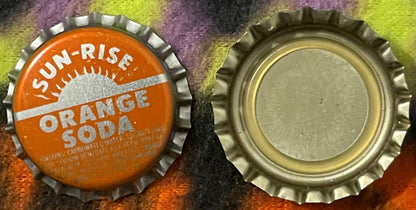Vintage Sun‑Rise Orange Soda Bottle Cap 🍎 Coca‑Cola Bottling, Moultrie GA (1970s)
