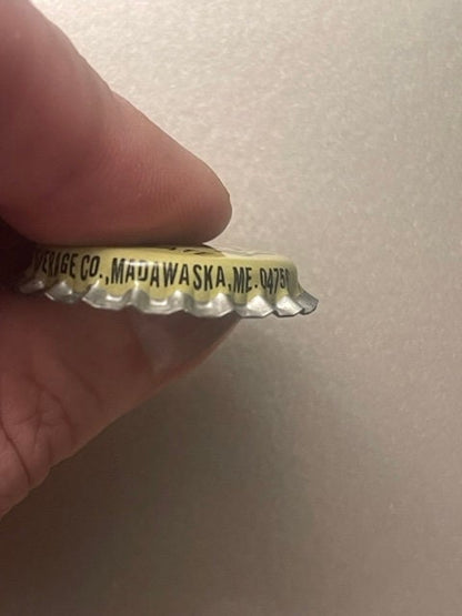 Vintage NOS 1960s Brunswick Chocolate Soda Bottle Cap 🍫 Madawaska, Maine