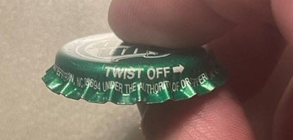 Vintage Sun Drop Bottle Cap 🍋 NOS West Jefferson NC Twist-Off Crown Soda Advertising, Dale Earnhardt NASCAR Era