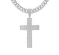 Large Iced Out Crucifix Cross and Swag Bling Chain Necklace for Men Silver Gold Iced Out Rapper CZ Heavy Thick Curb Chain Jewelry Jewellery