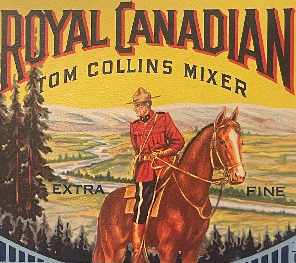 Combo 1950s Vintage Royal Canadian Tom Collins Mixer Labels ✨ Chicago, IL