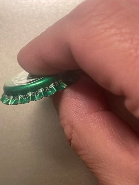 Vintage Sun Drop Bottle Cap 🍋 NOS West Jefferson NC Twist-Off Crown Soda Advertising, Dale Earnhardt NASCAR Era