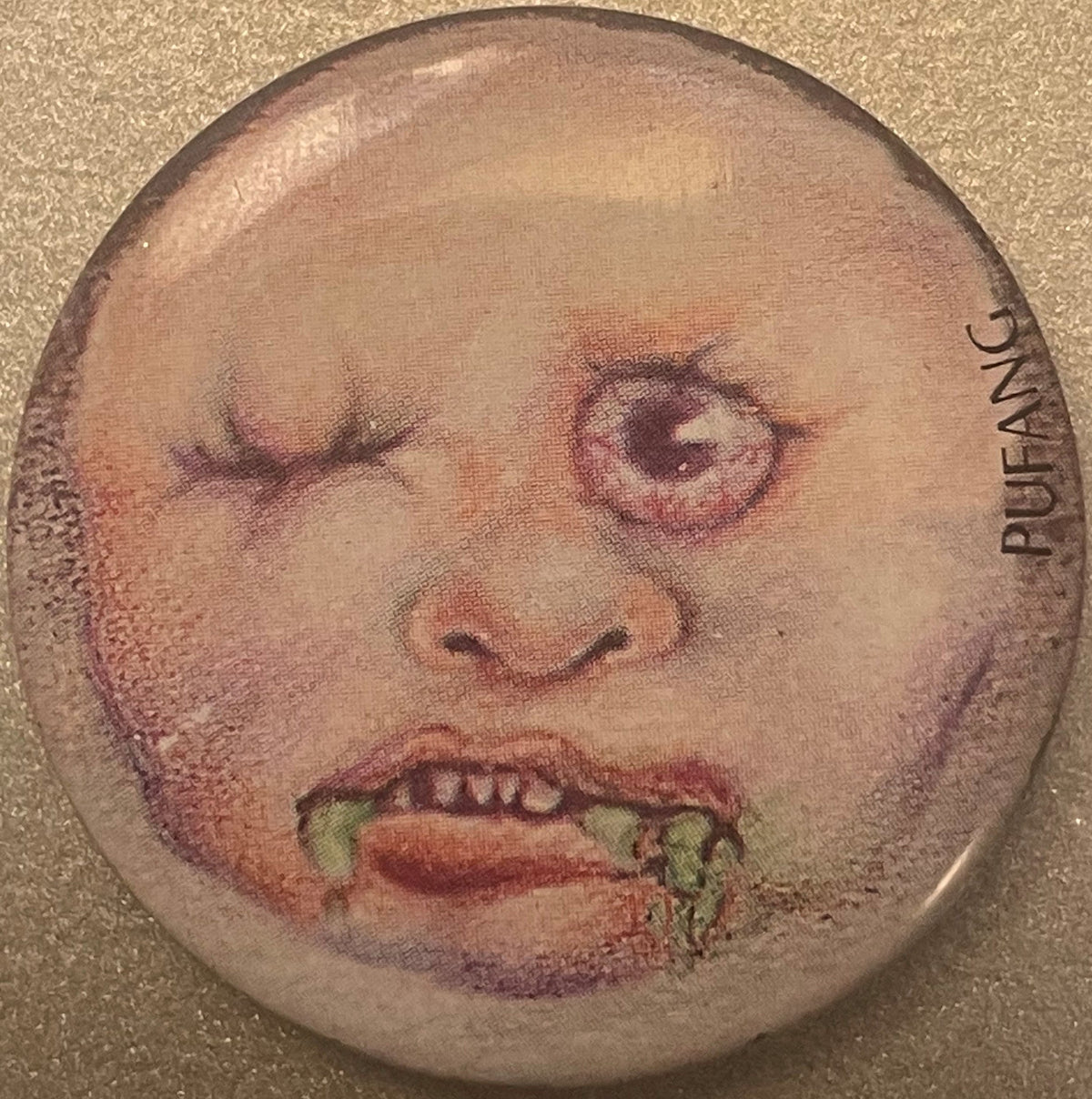 Vintage 1980s Pufang Pin Madballs and Garbage Pail Kids Inspired 📌