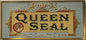 Antique Queen Seal 👑 Gold Embossed Chromolithograph Cigar Box Label | 1900s–1920s New Old Stock