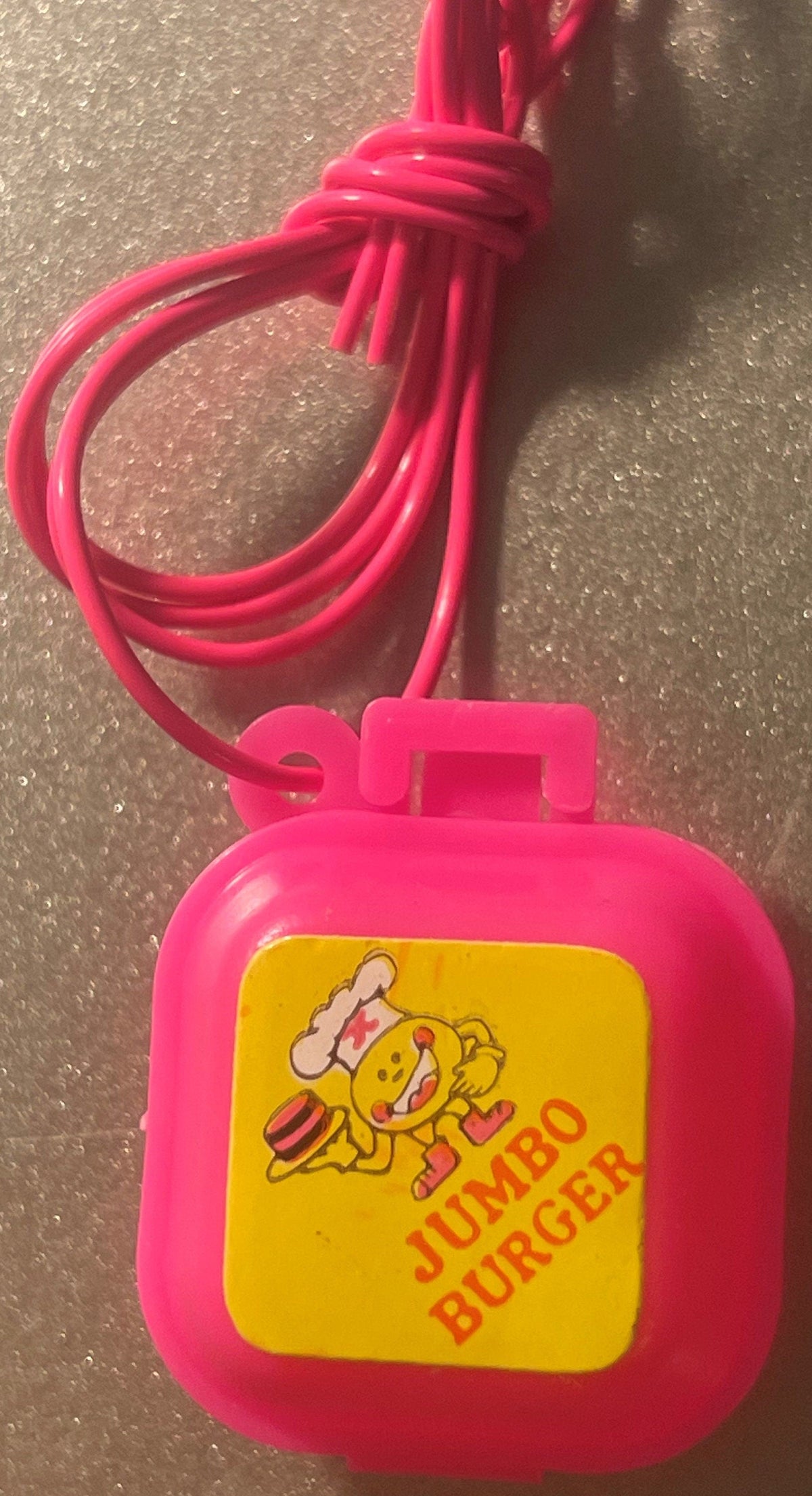 Vintage 80s Jumbo Burger Charms 🍔 Secret Stash Box Necklaces – 10 or 20 Pack