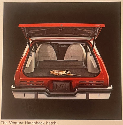 Vintage 1974 Pontiac Ventura Dealer Brochure 🚗 Last Classic GTO Year, Pontiac MI Print