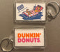 Vintage Dunkin' Donuts Coffee Coolatta Keychain 🧊 NOS Promotional Fob Card