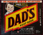 Vintage 1960s Dads Root Beer Label Chicago IL First to Use a 6 Pack NOS Never Used Soda Label Mid Century 🥤