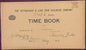 1910 Antique Pittsburgh and Lake Erie Railroad Foreman Time Book, Work Log 🚂