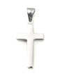 Sleek Silver Gold Cross Necklace for Men Women Waterproof Hypoallergenic Stainless Steel Girls Boy Jesus Hope Jewelry Christian Jewellery