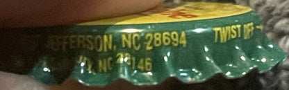 Vintage Cheerwine Bottle Cap – 1970s NOS – West Jefferson NC Bottler – Twist‑Off 🍒