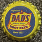 Vintage Dad's Root Beer NOS Bottle Cap Chicago IL Jasper IN Classic Draft Soda Advertising 🥤