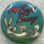 Vintage 1995 Looney Tunes Pin 📌 I Love Bugs, Unopened in Package!