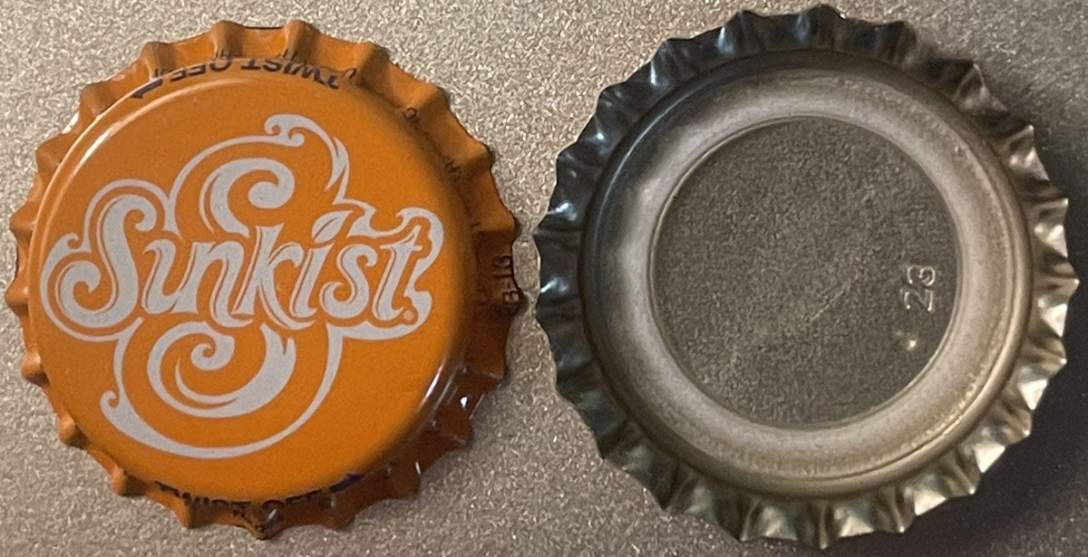 Vintage NOS Early 1980s Sunkist Orange Soda Bottle Cap 🍊