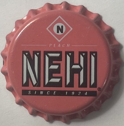 Vintage 1980s Nehi Peach Bottle Cap Transports You to Jefferson NC