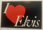 Vintage 1980 I "Heart" Elvis Postcard Royal Mini Print Rock & Roll Memorabilia 🃏