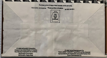 Vintage 1989 Tom & Jerry McDonald’s Happy Meal Bag 🎵💖 Droopy & Spike