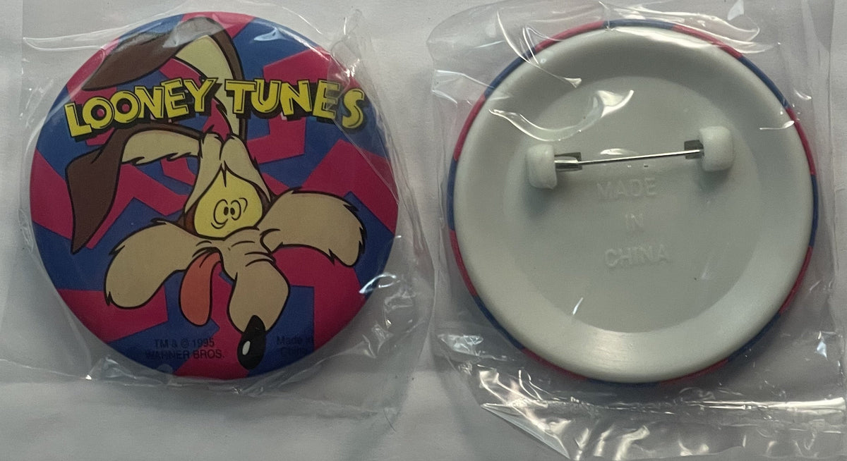 Vintage 1995 Looney Tunes Pin 📌 Wile E. Coyote, Unopened in Package!