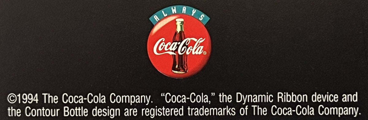 Vintage 1994 Coca‑Cola Super Bowl Door Hanger Advertising Promo – NOS
