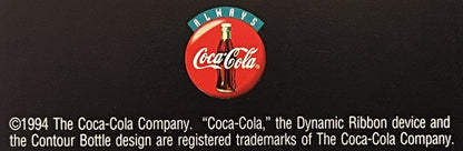 Vintage 1994 Coca‑Cola Super Bowl Door Hanger Advertising Promo – NOS