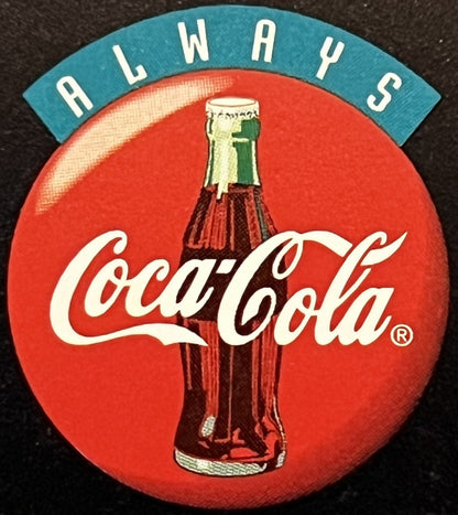 Vintage 1994 Coca‑Cola Super Bowl Door Hanger Advertising Promo – NOS