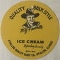 Vintage 1950s Hopalong Cassidy Ice Cream Sign 🍨 O’Fallon IL Dairy NOS