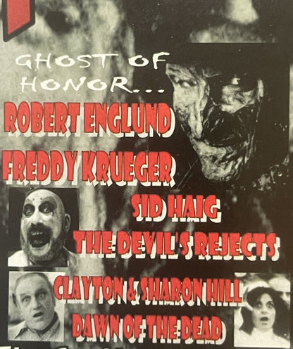 Retro 2006 Festival of Horror 🃏 Comic Con, Anime, Huge Extravaganza Show Card!