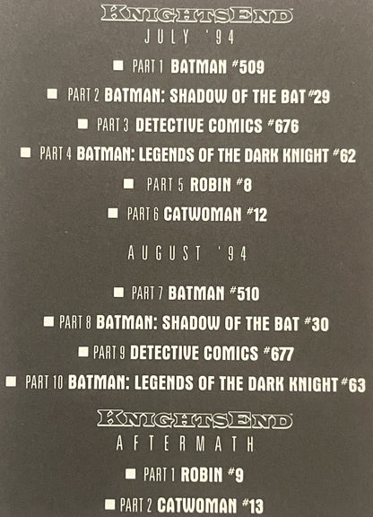 Vintage 1990s Batman vs Batman DC Comics Postcard | Graham Nolan Art