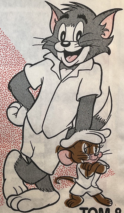 Vintage 1989 Tom & Jerry McDonald’s Happy Meal Bag 🎵💖 Droopy & Spike