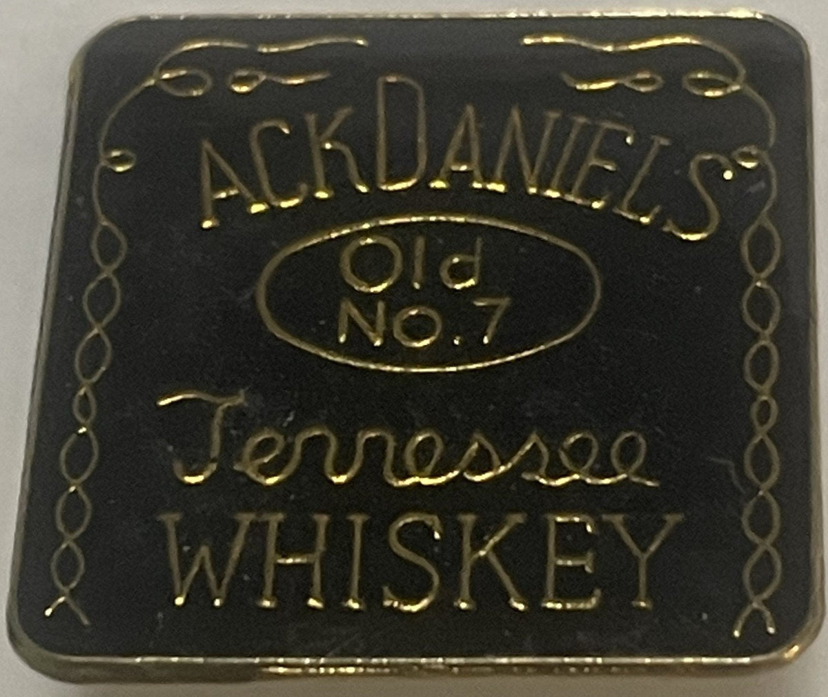 Vintage Jack Daniel’s Misprint Old No. 7 Enamel Pin 🥃 NOS Error
