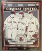 MLB, Boston Red Sox ⚾ Dunkin' Poster, Combat Tested, Lowell, Ramirez, Wakefield!