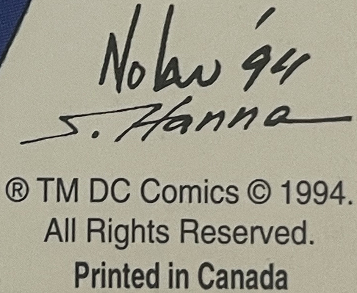 Vintage 1990s Batman vs Batman DC Comics Postcard | Graham Nolan Art