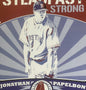 Vintage MLB, Boston Red Sox ⚾ Dunkin' Poster, Steadfast and Strong, Jonathan Papelbon!
