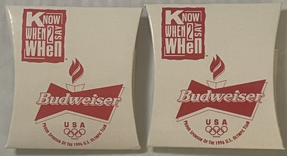 Vintage 1996 USA Olympics Budweiser Sewing Kit Unopened