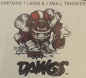 Vintage 1994 Cleveland Browns Dawg Pound Temporary Tattoos – NFL Licensed