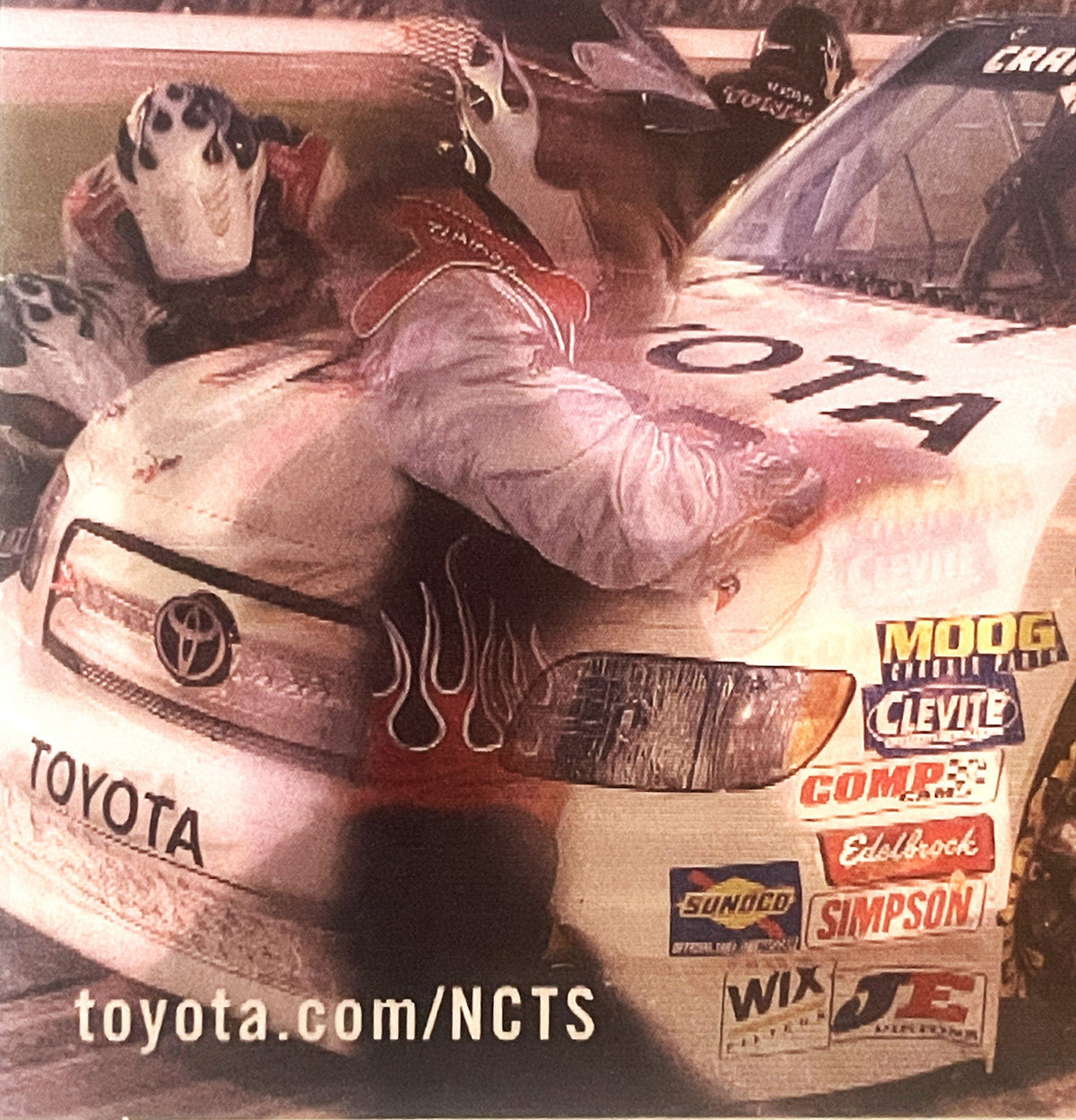 2005 NASCAR Winston Craftsman Truck Series Team Toyota Tundra 3D Hologram Card! 🃏