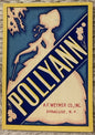 Vintage Pollyann Broom Label A.F. Weymer Co Inc Syracuse NY Art Deco Silhouette Lithograph NOS 1910s–1930s 🧹