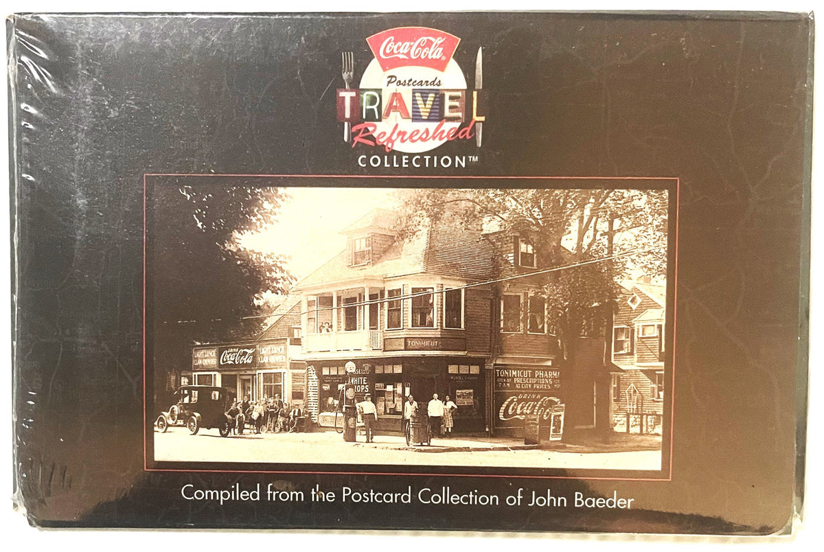 Vintage 🥤 Unopened 1990s Coca‑Cola “Travel Refreshed” Postcard Set (NOS) – John Baeder Collection