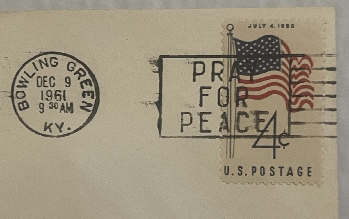 Vintage 1961 Civil War Centennial Series Dixie Embossed Stamped Envelope ✉️