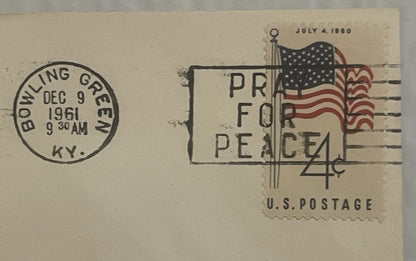 Vintage 1961 Civil War Centennial Series Dixie Embossed Stamped Envelope ✉️